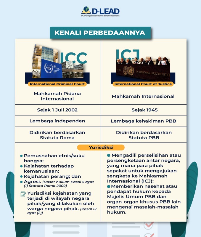 Perbedaan JCC dan ICJ